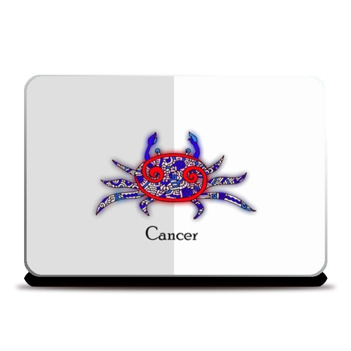 Laptop Skins, Cancer Zodiac Zenscrawl Laptop Skins