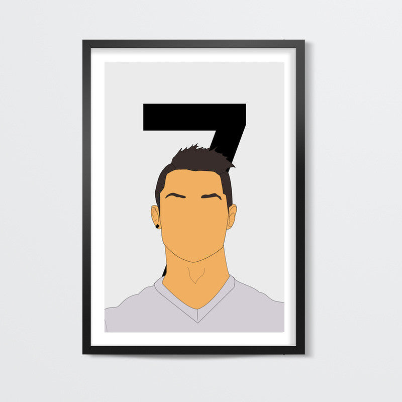 Cristiano Ronaldo 7 | Real Madrid | Football Wall Art