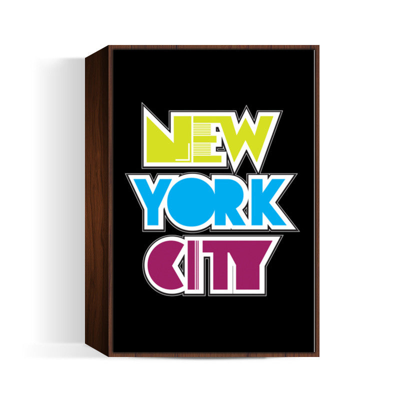 New York City multi color Wall Art