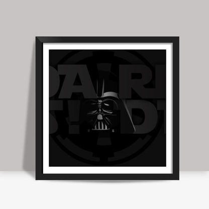 Dark Side Black Square Art Prints