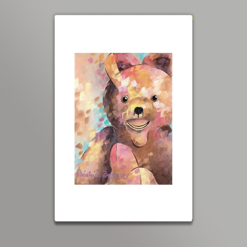 Teddy bear mural Wall Art