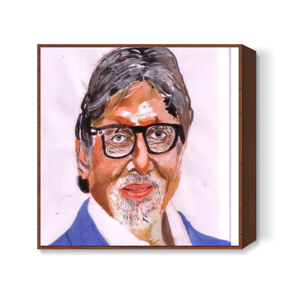 Amitabh Bachchan or Big B only gets better with age Square Art Prints