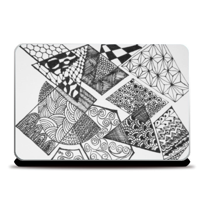 Zentangled Laptop Skins