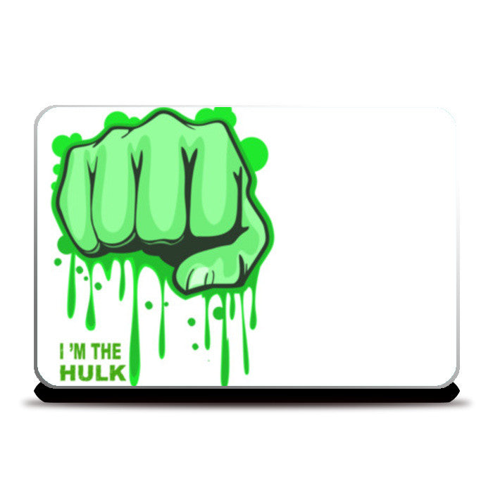 i m the hulk  Laptop Skins