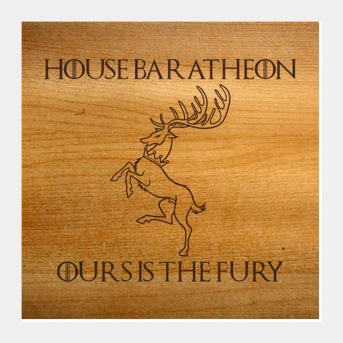 PosterGully Specials, Game of Thrones | House Baratheon Square Art Prints