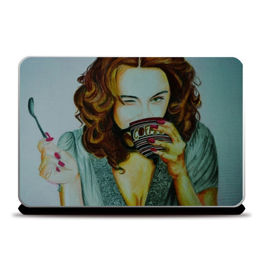 Laptop Skins, HappinessIs Coffee Laptop Skin