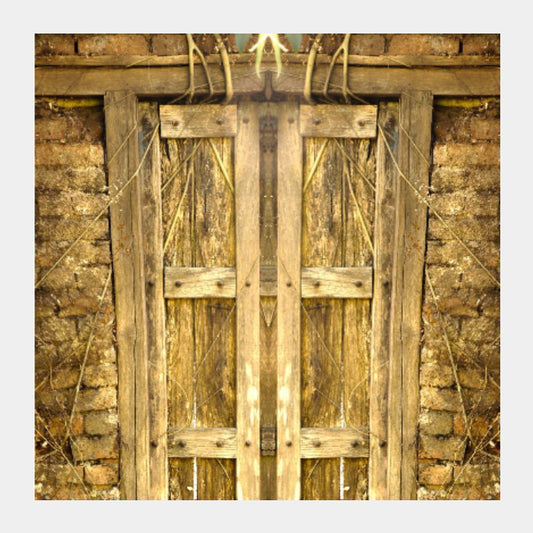 Square Art Prints, Golden Door | Harshad Parab, - PosterGully