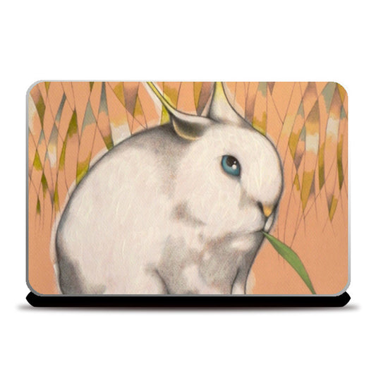 alien bunny Laptop Skins