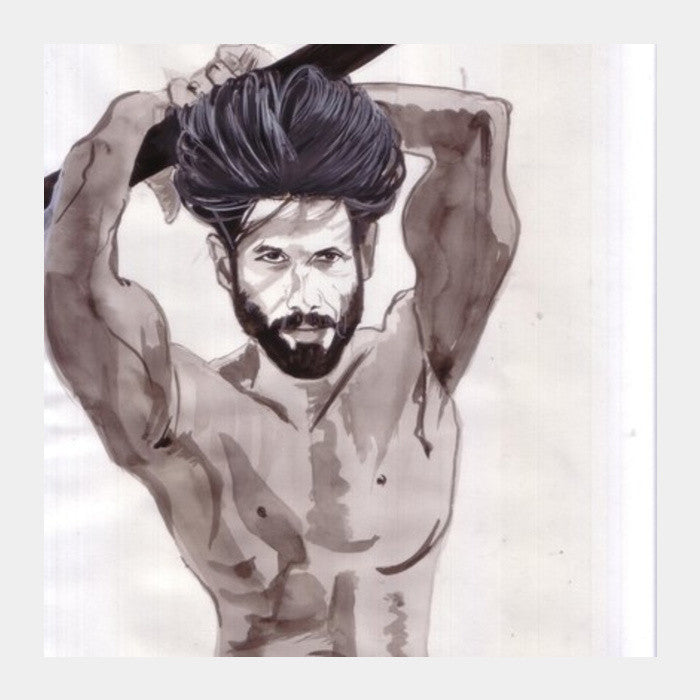 Shahid Kapoor has reinvented himself very well Square Art Prints