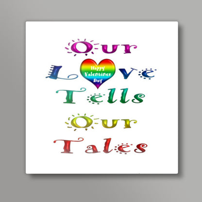 Rainbow Love Tales Square Art Prints