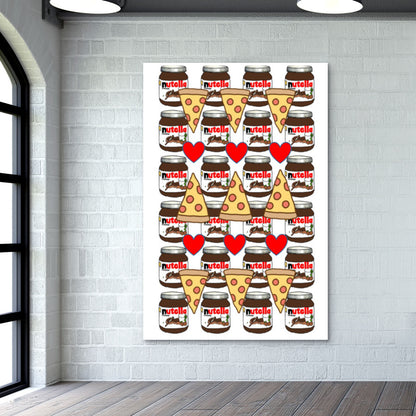 Nutella Pizza Wall Art