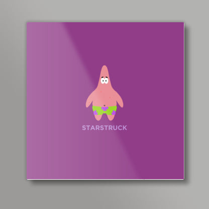 Nick Spongebob Squarepants Patrick Minimal Square Art Prints