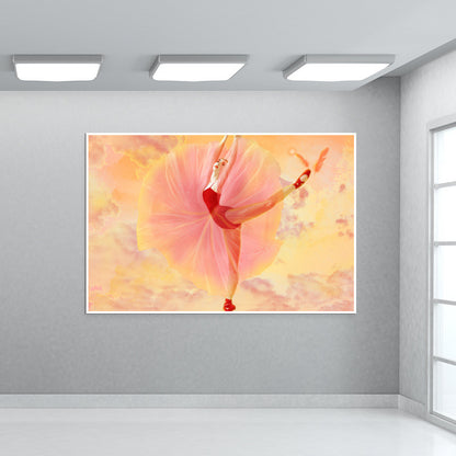 Ballerina Sunset Wall Art