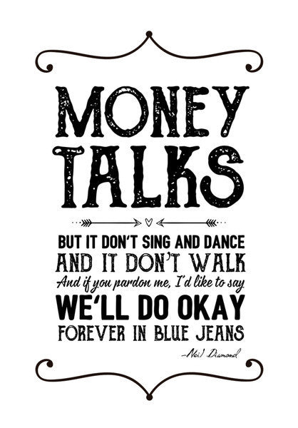 Money Talks Art PosterGully Specials