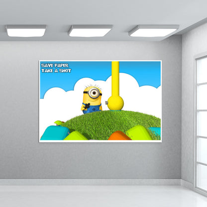 minion stoned Wall Art