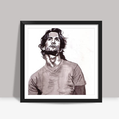 A dreamer am I - Sushant Singh Rajput Square Art Prints