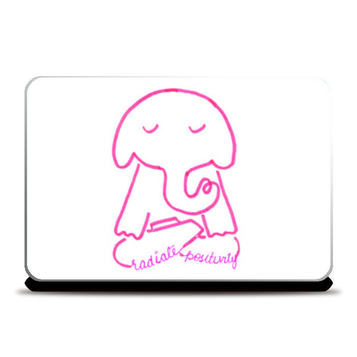 Elephant Illustration  Laptop Skins