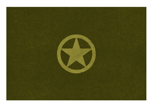 army brave star Wall Art