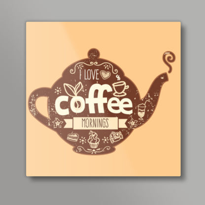 Coffee Square Art Prints