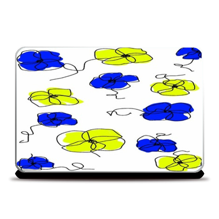 Laptop Skins, abstract floral Laptop Skins