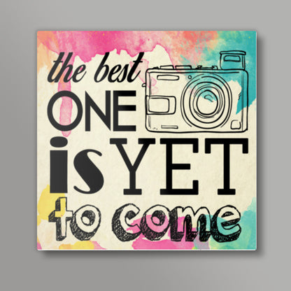 Vintage Camera Quote Square Art Prints