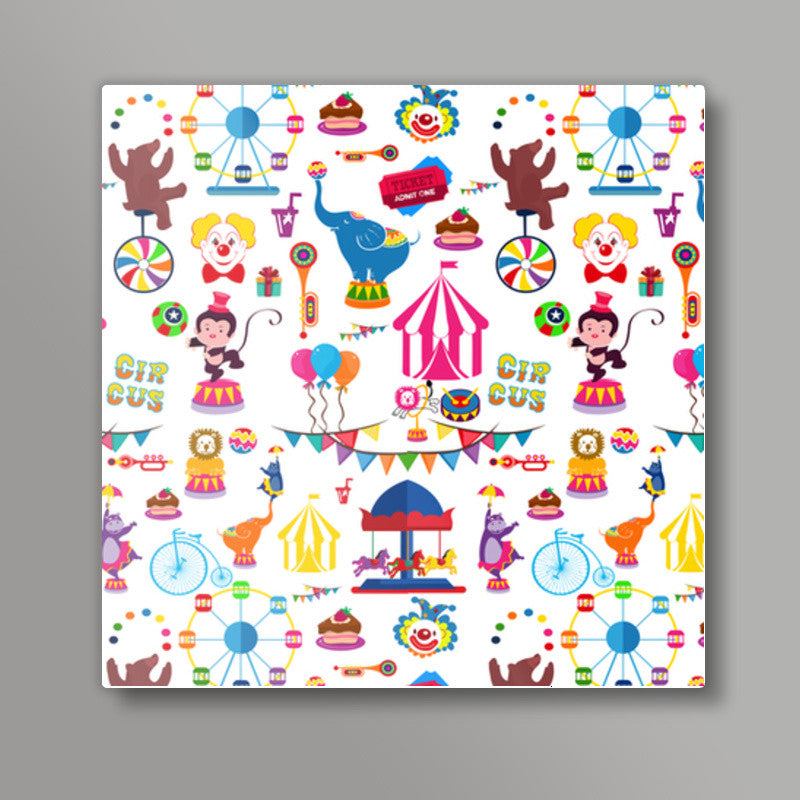 CIRCUS Square Art Prints