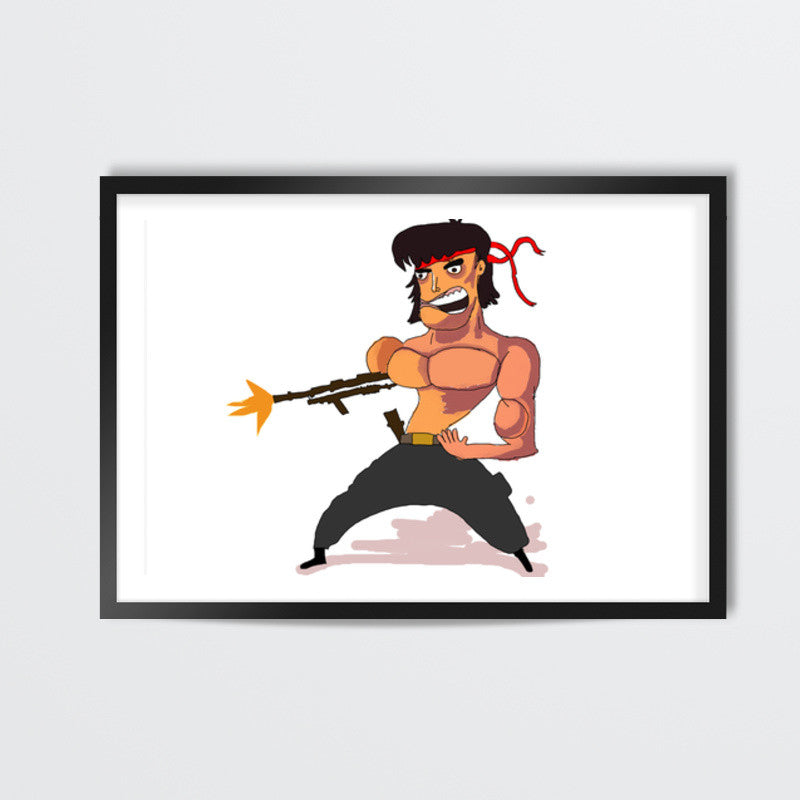 John Rambo  Wall Art