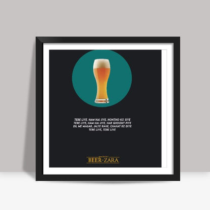 Beer Zara- Square Art print