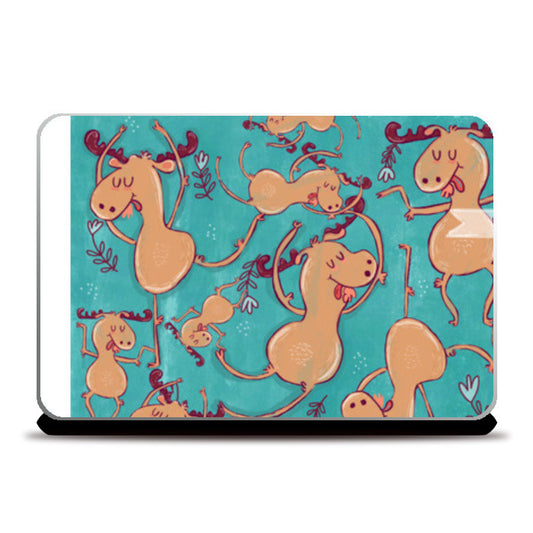 Reindeer Dance Laptop Skins