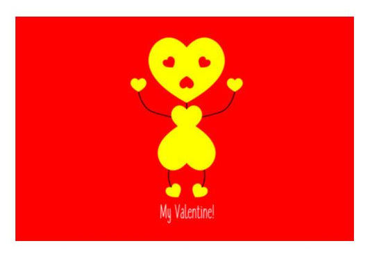 PosterGully Specials, Bee My Valentine Wall Art