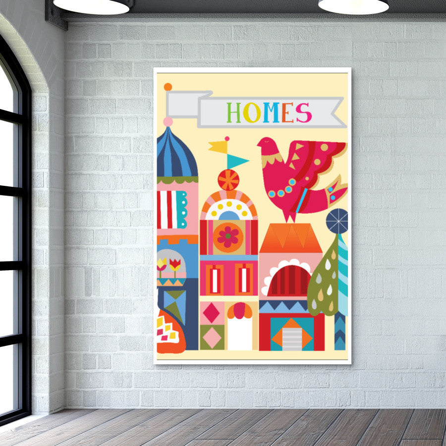 Homes Wall Art