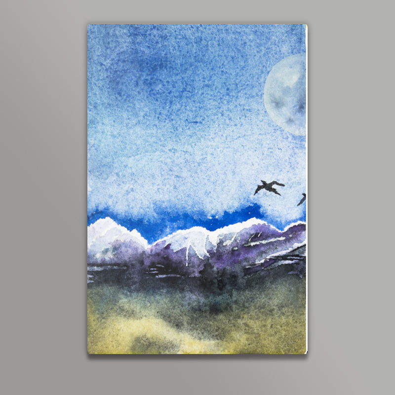 Full moon Wall Art