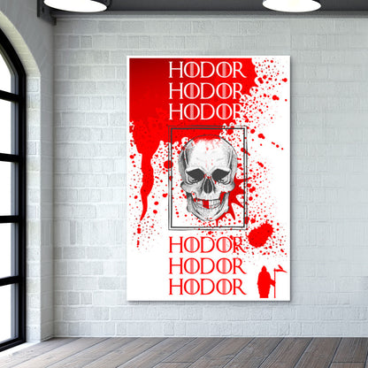 Hodor Game of Thrones Wall Art