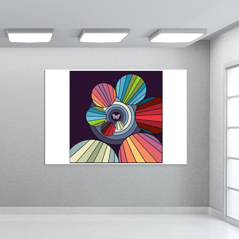 Abstract Butterfly Wall Art