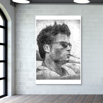 Brad Pitt - Fight Club Wall Art