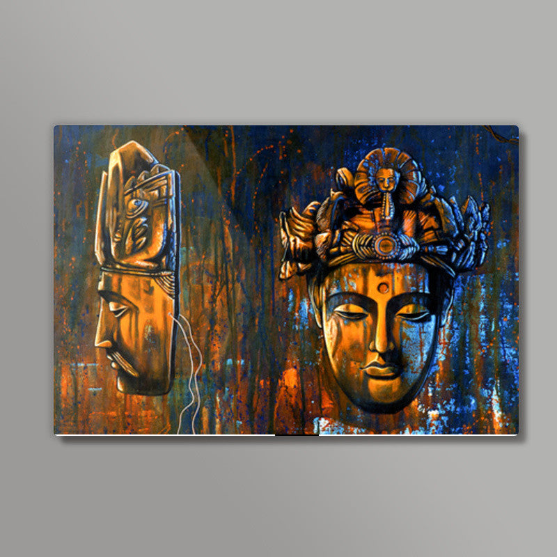 Bodhisattva Mask Wall Art