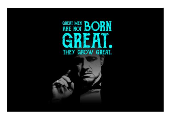 PosterGully Specials, Godfather quote Wall Art