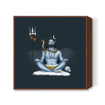 Shankar The Destroyer  Square Art Prints