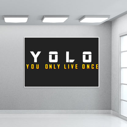 YOLO Wall Art