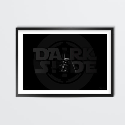 Dark Side Black Wall Art