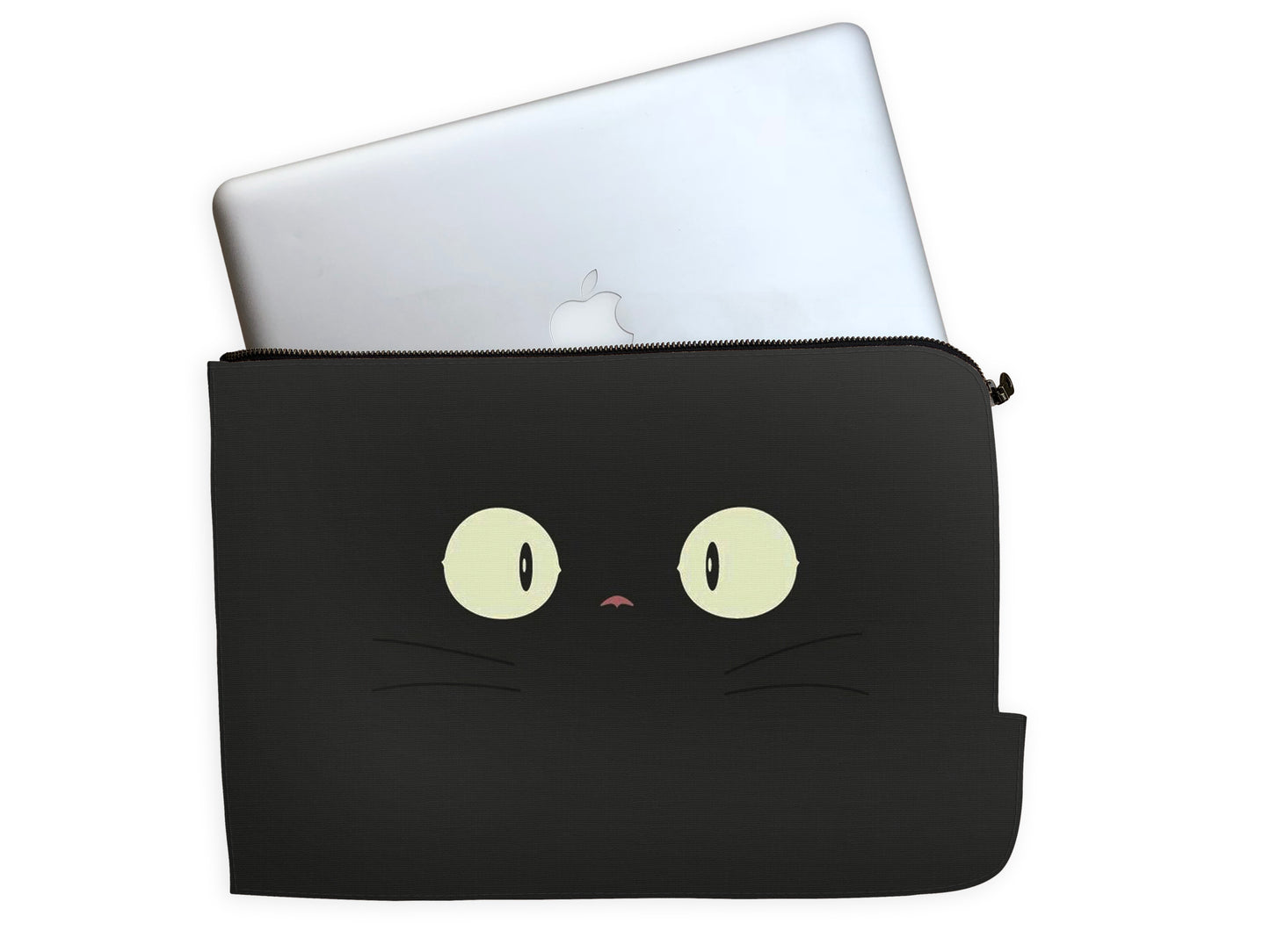 Pussy Cat In The Dark Laptop Sleeve