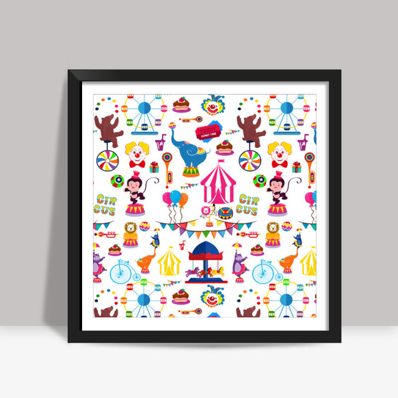 CIRCUS Square Art Prints