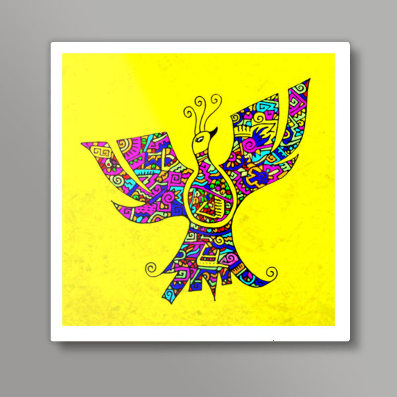 Phoenix Zenscrawl Square Art Prints