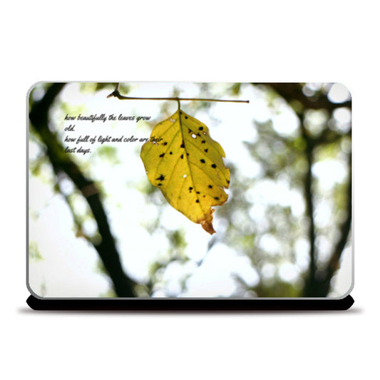 yellowLeaf Laptop Skins