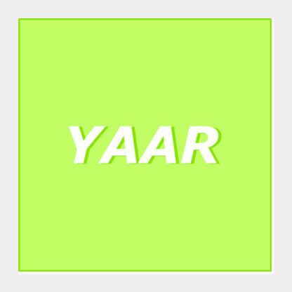 Yaar Square Art Prints