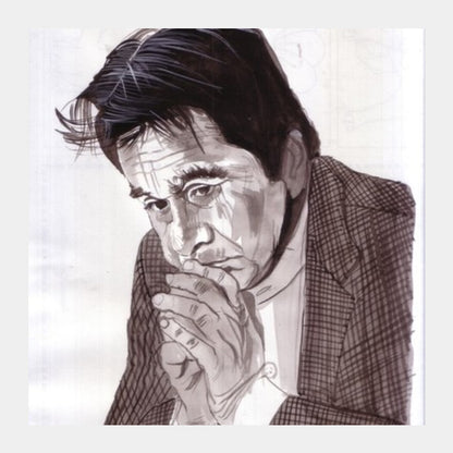 Dilip Kumar is the thespian and living legend Square Art Prints