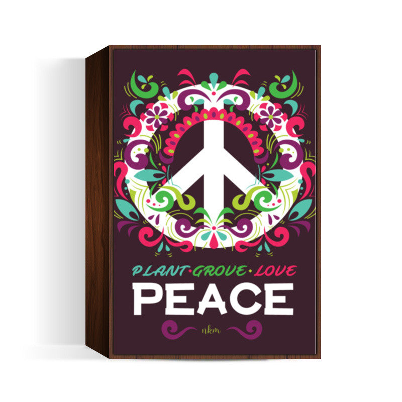 Peace Slogan Wall Art