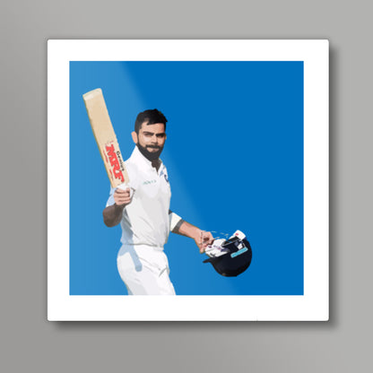 Virat Kohli - Run Machine 01 Square Art Prints