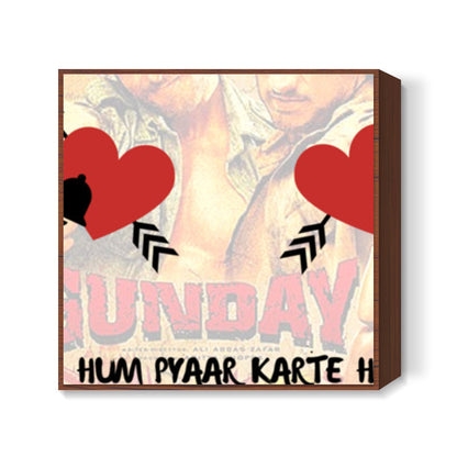 Gunday #yrf Square Art Prints