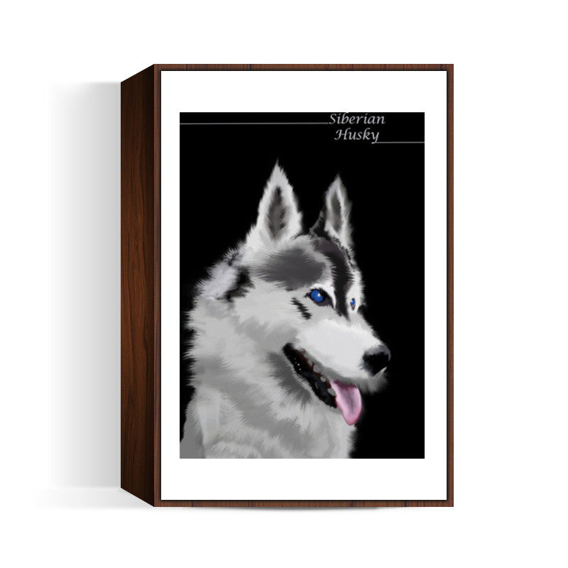 Animal Portrait: Husky Wall Art